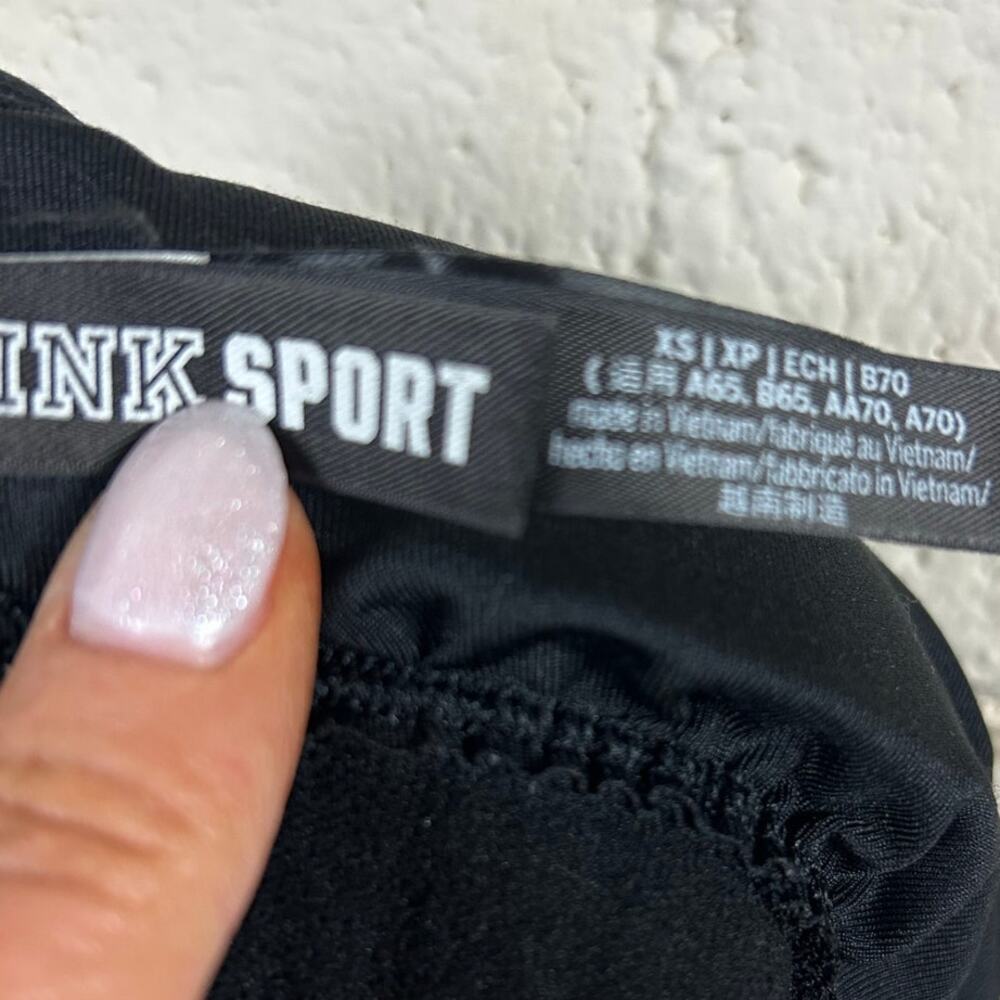 PINK Victoria’s Secret Sport Black Bra size XS - Picture 5 of 9